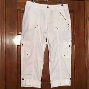 Apt. 9 White Women’s Cargo Capris